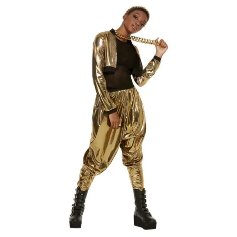 80s Hammer Time Costume, Gold