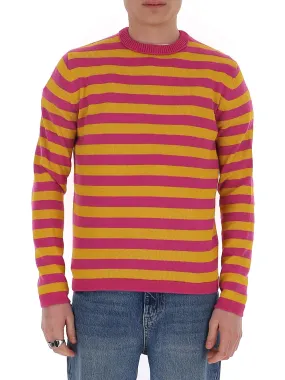 Acne Studios Striped Crewneck Knit Jumper