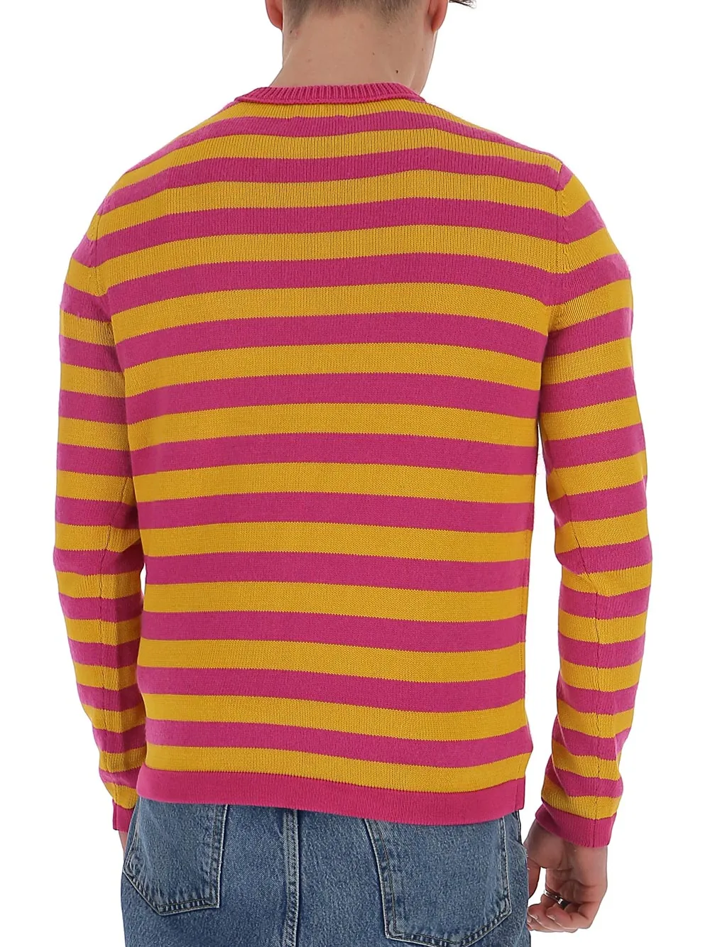 Acne Studios Striped Crewneck Knit Jumper