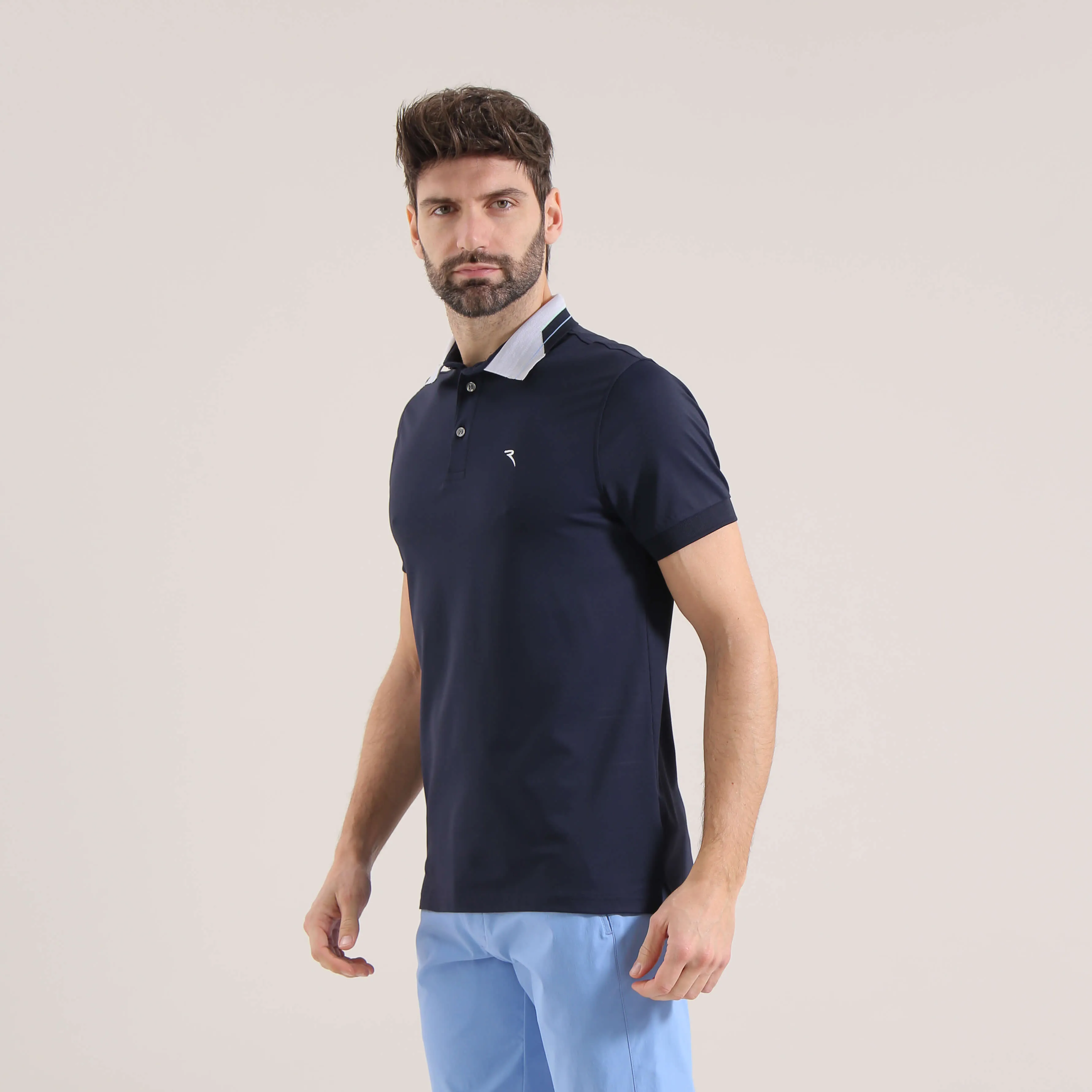 ADEMAS | DRY-MATIC® STRETCH PIQUET POLO