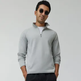 Alpha Half Zip Sweatshirt Moon Grey