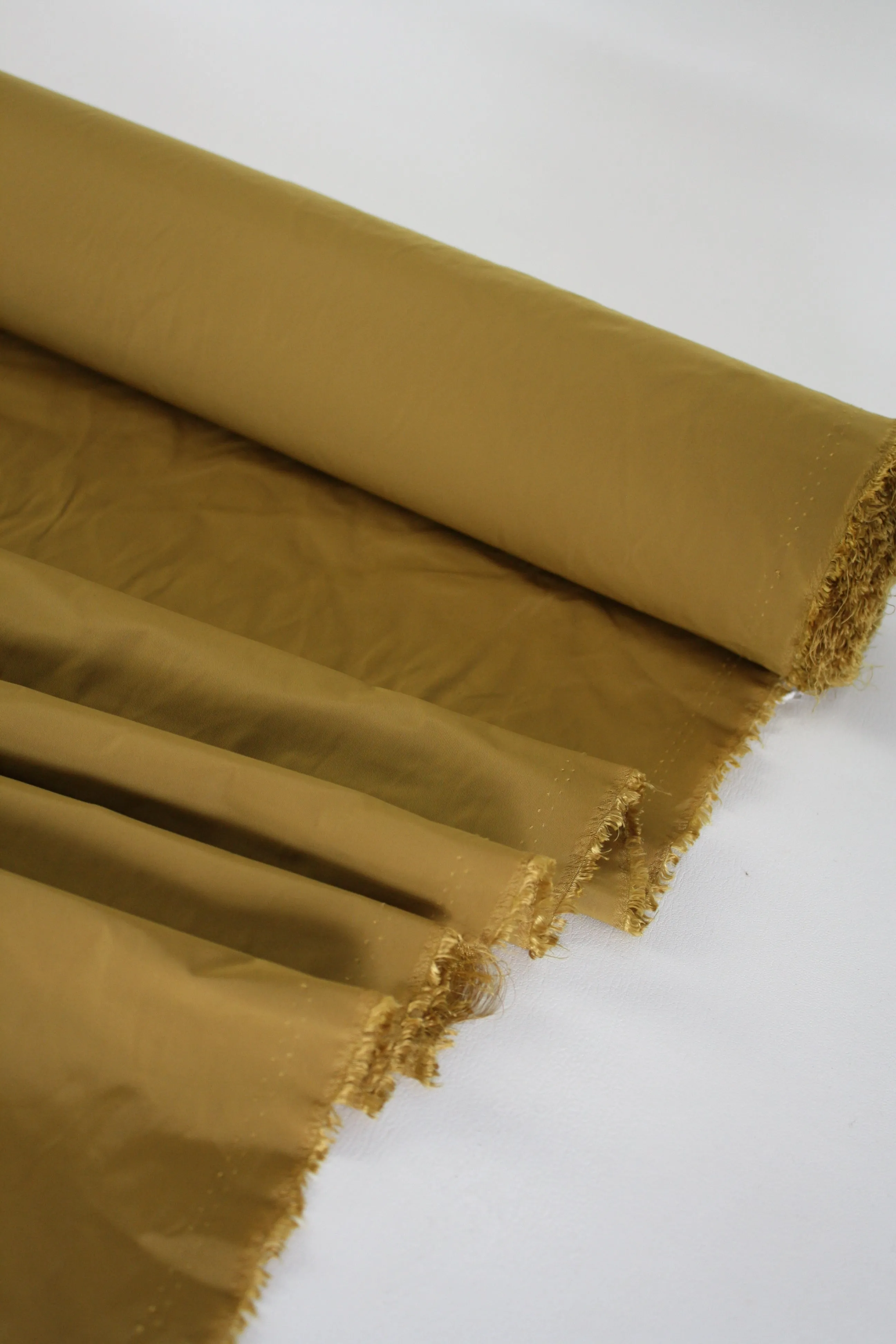 Aqua - Memory Yarn Taffeta | Antique Gold