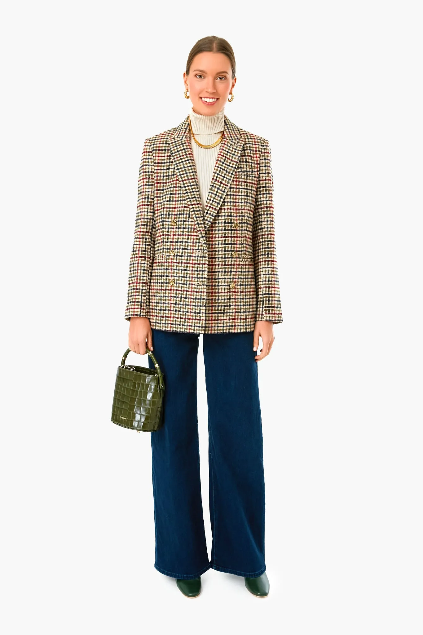 Autumn Check Diana Blazer