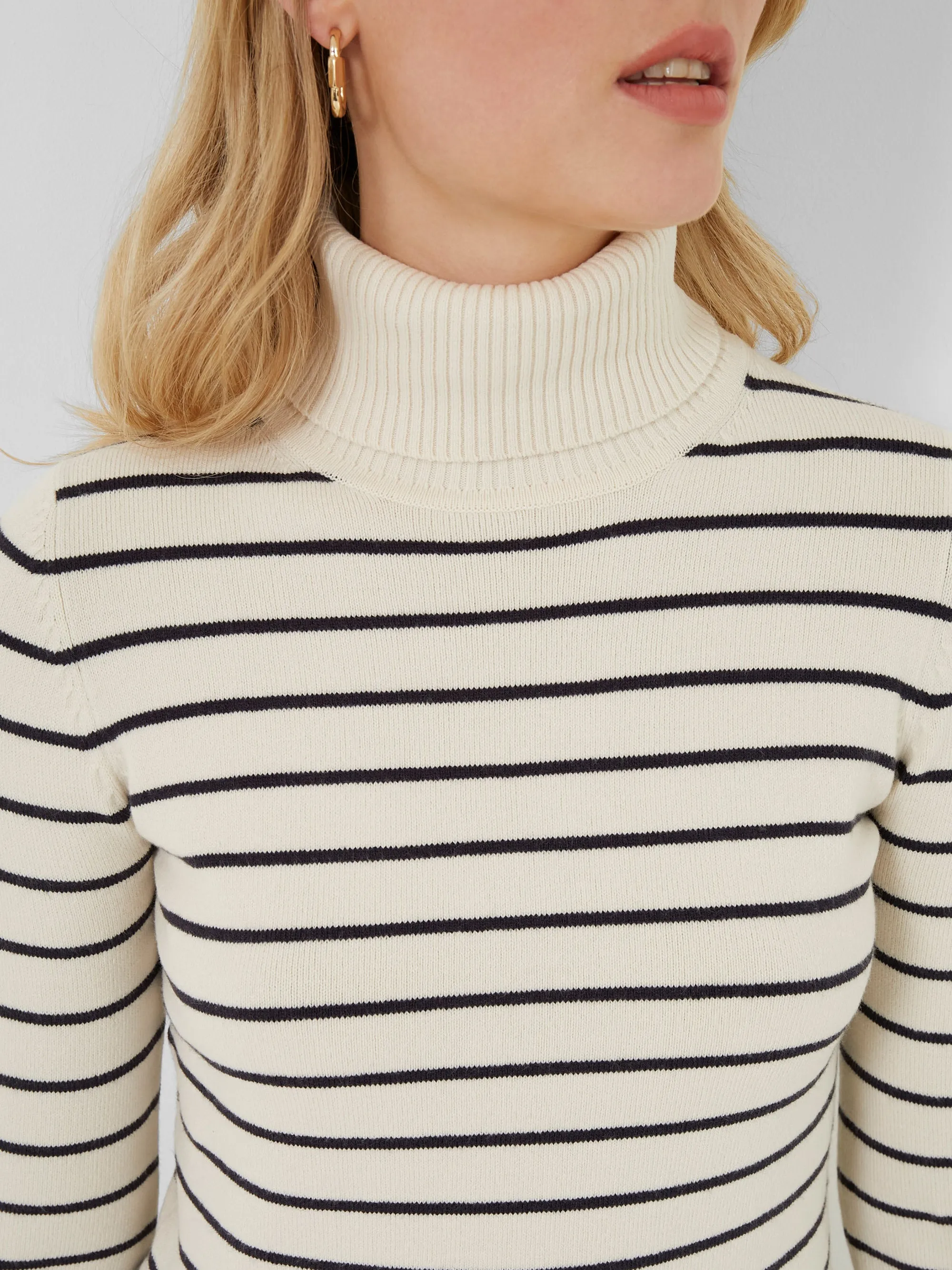 Babysoft Turtle Neck Stripe Jumper