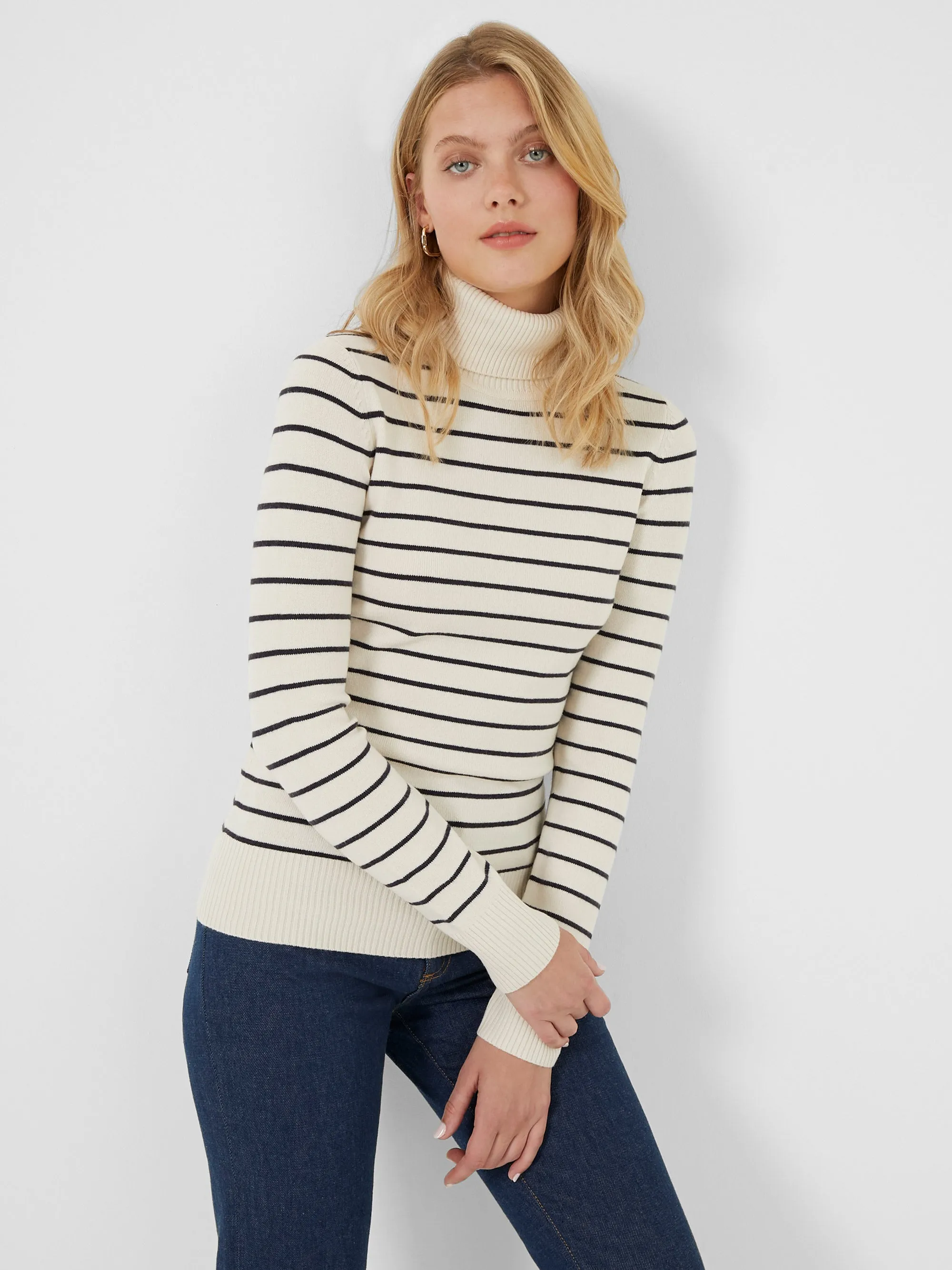 Babysoft Turtle Neck Stripe Jumper