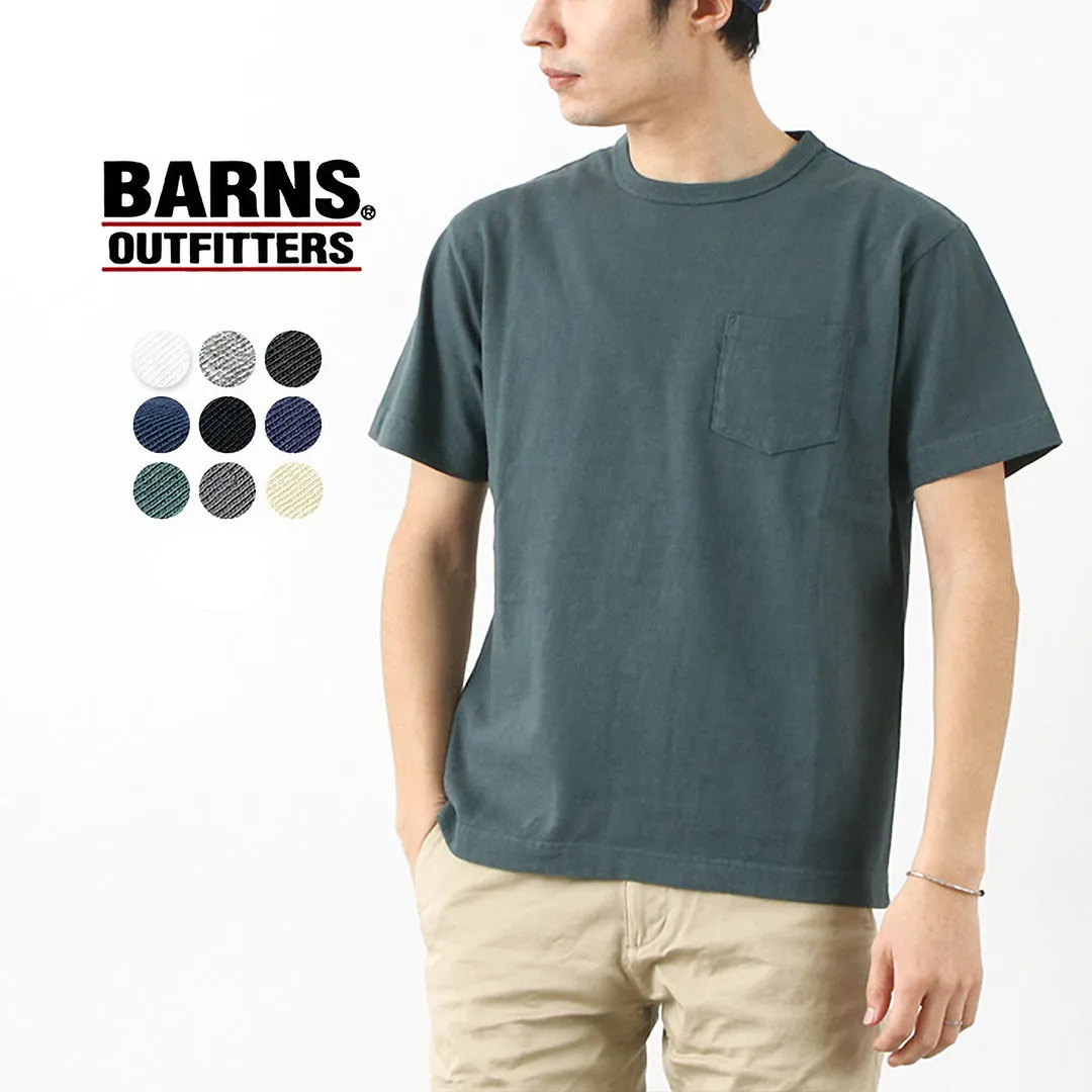 BARNS / BR-1100 Hanging jersey S/S Crew neck