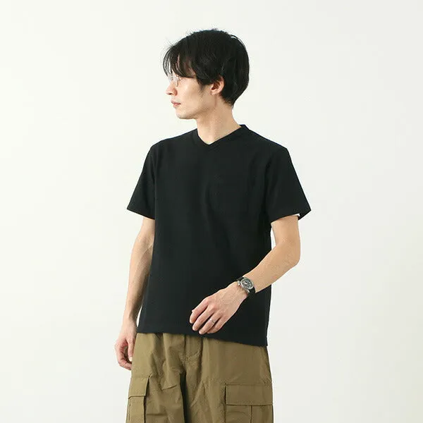 BARNS / BR-1101 Hanging jersey S/S V-neck