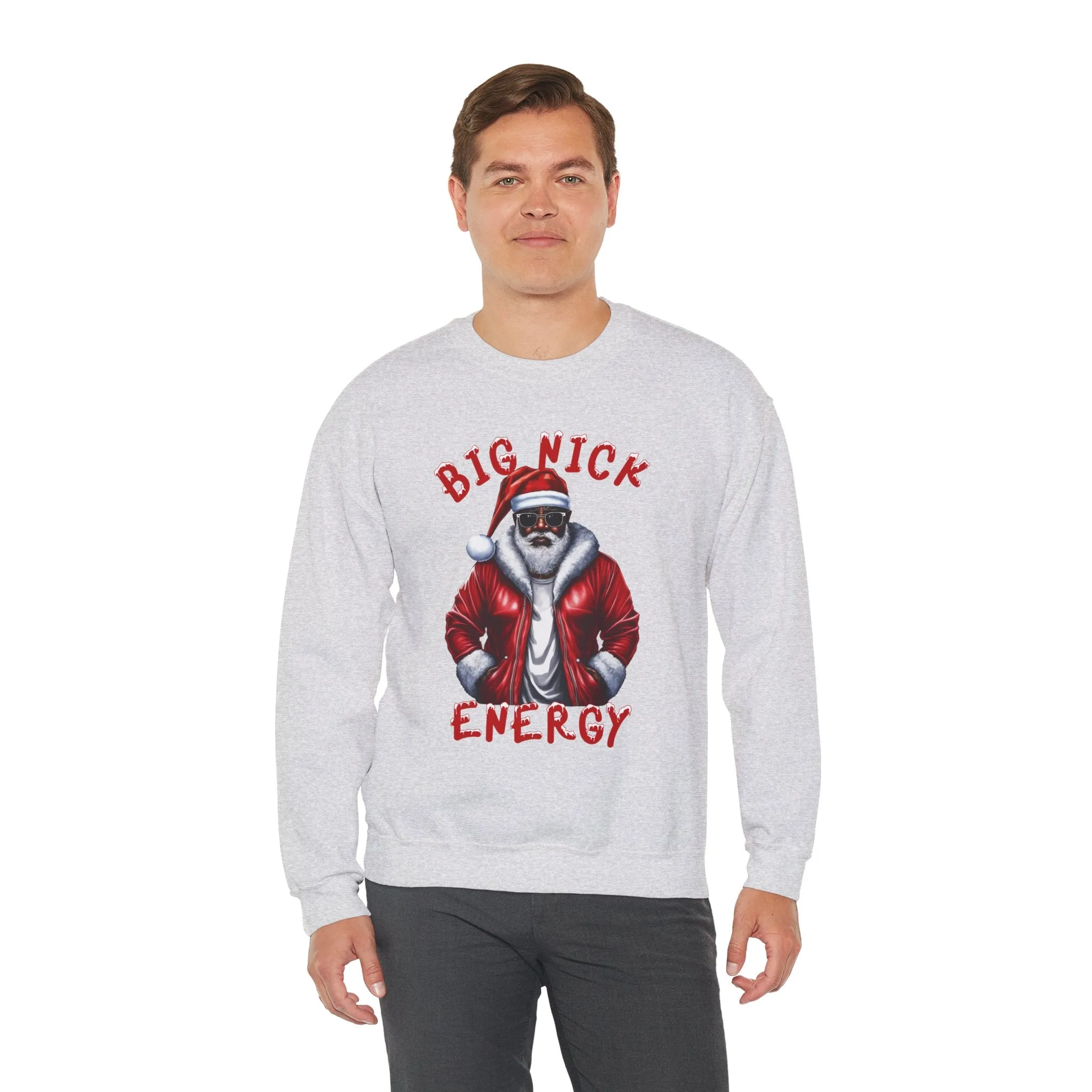 Big Nick Energy Christmas Crewneck Sweatshirt