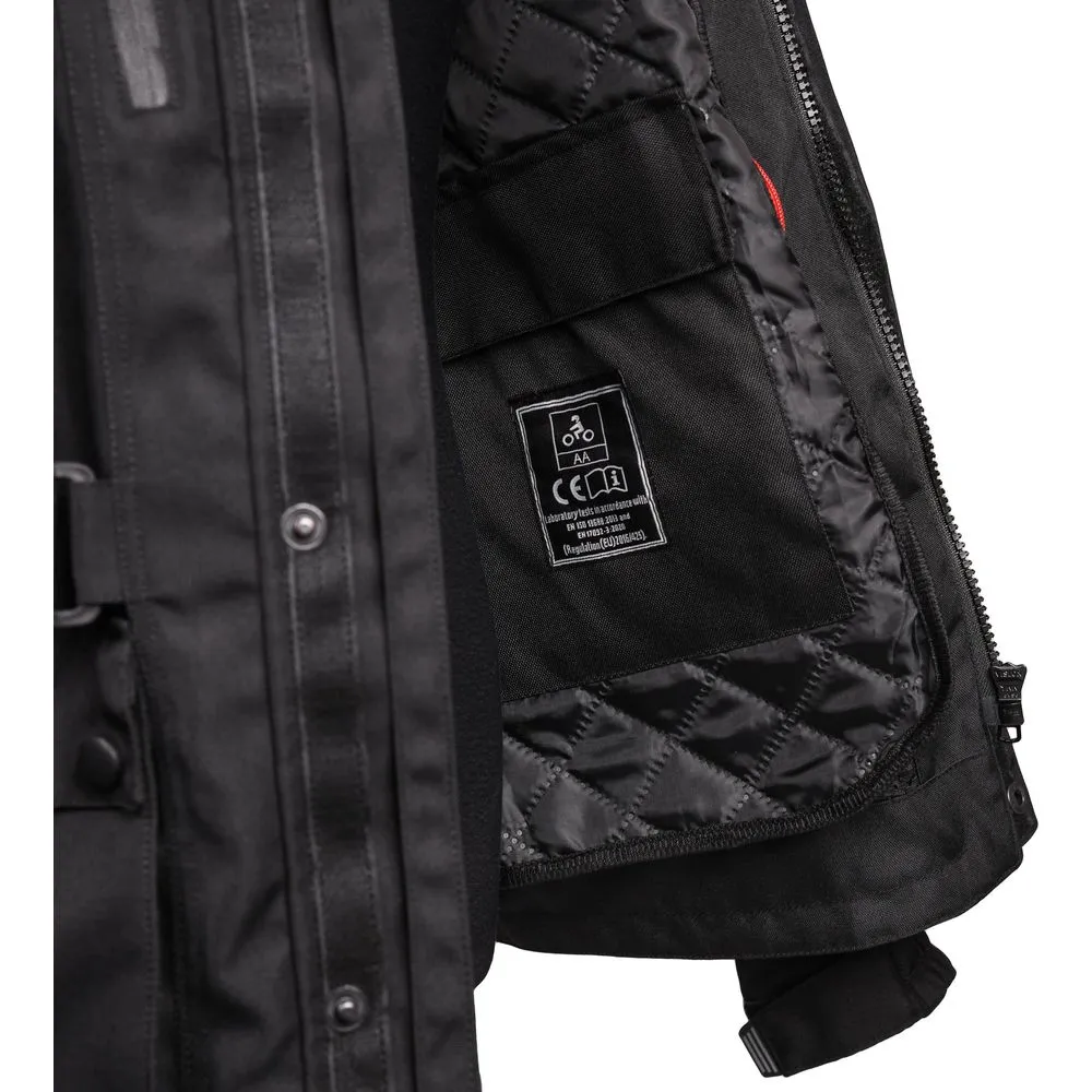 Bike It Triple Black Waterproof Adventure Jacket Black