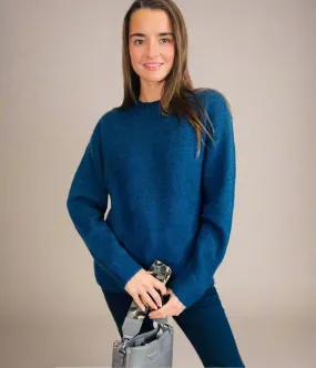 Blue Wool Blend Jumper