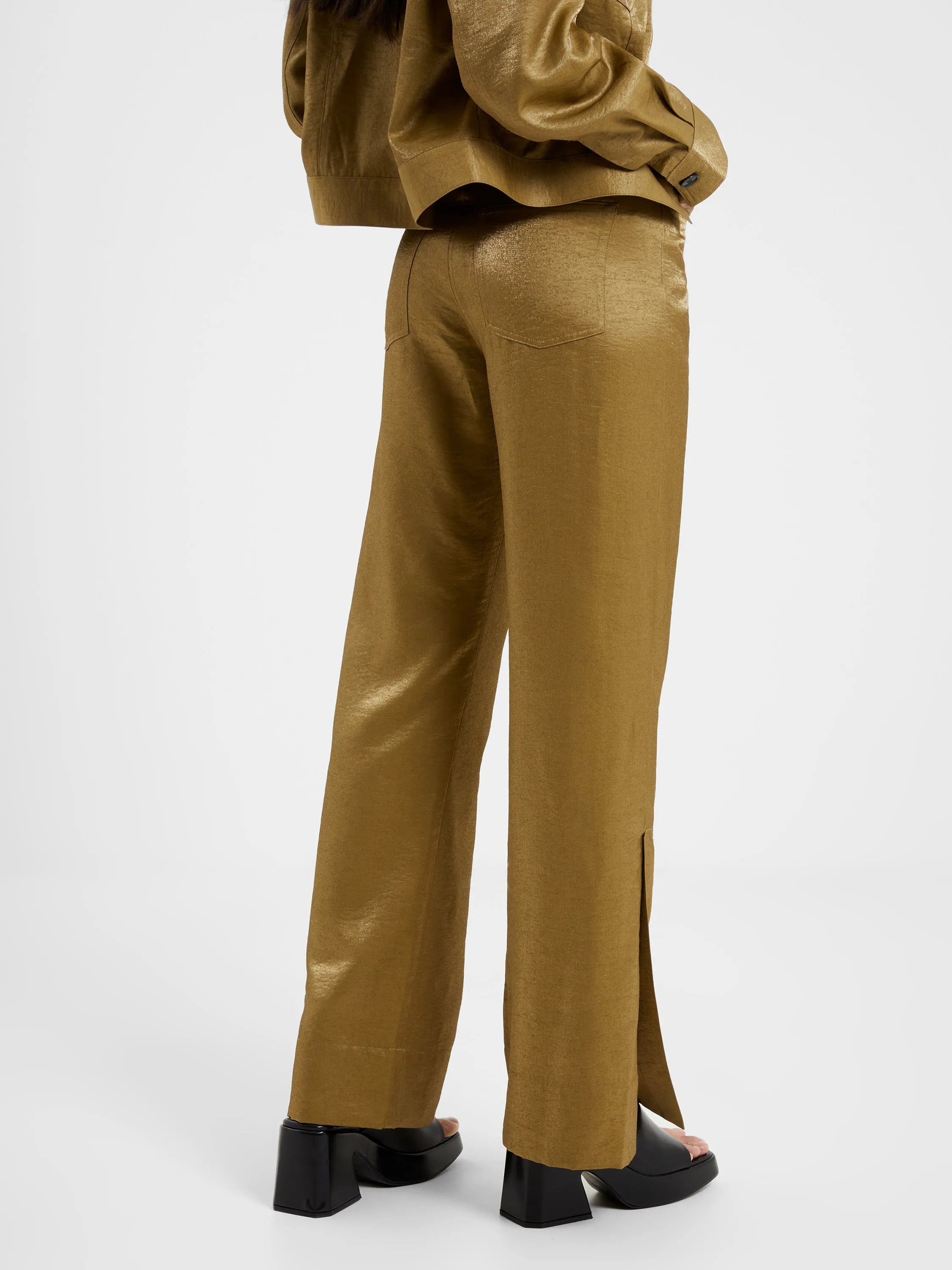 Cammie Shimmer Flare Trousers