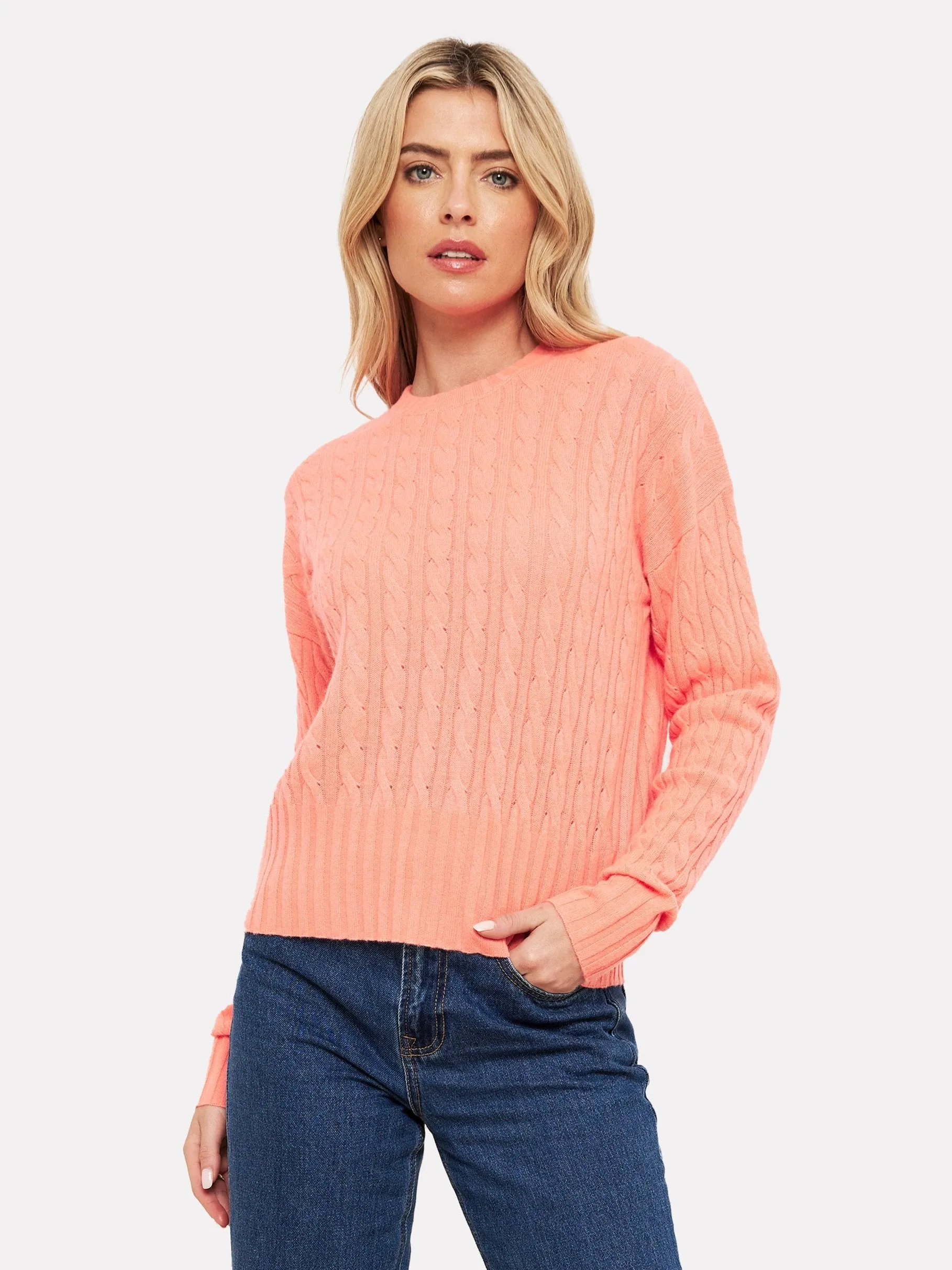 Cathy Cashmere Cable Knit