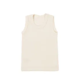 Children's wool & silk sleeveless shirt