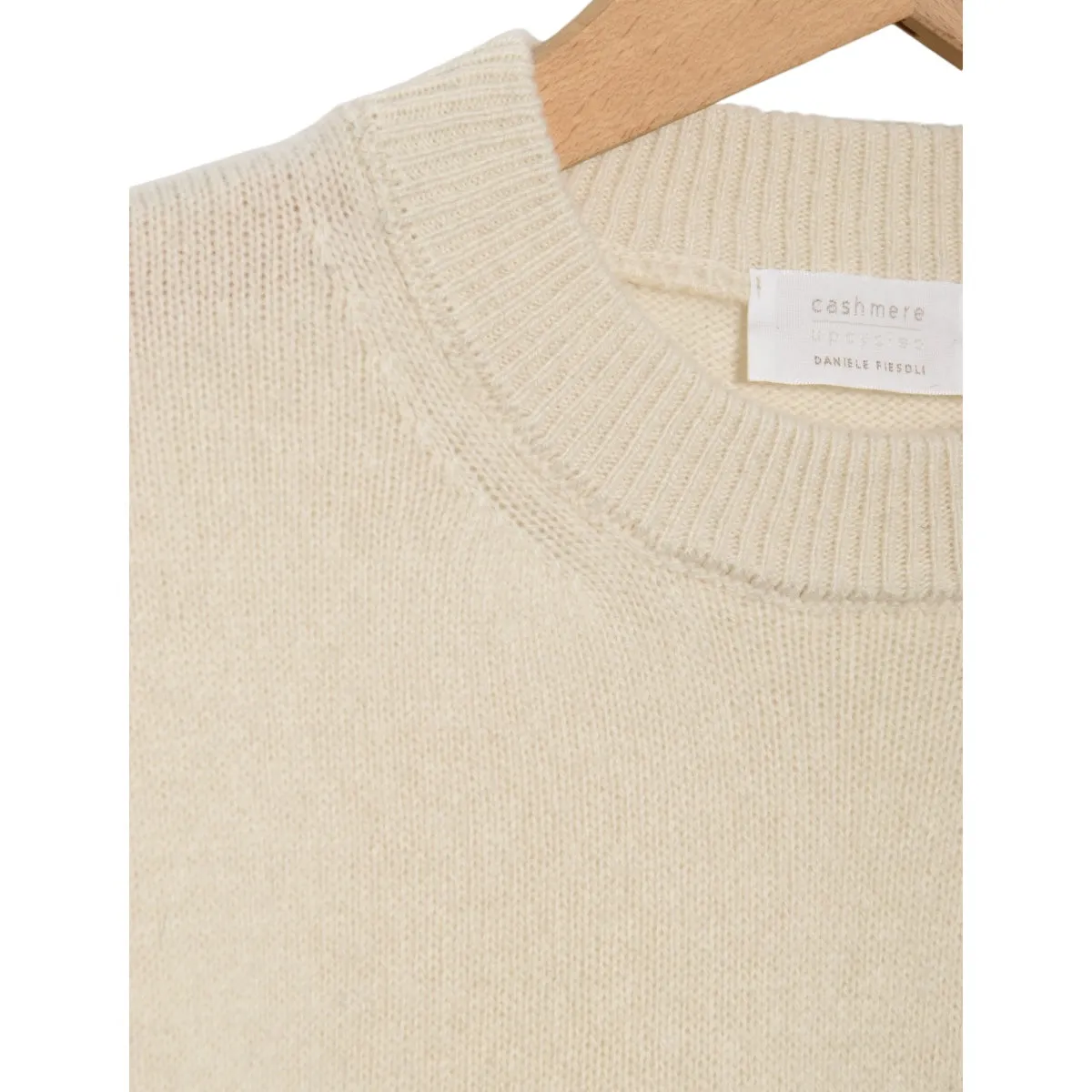 Daniele Fiesoli Classic Cashmere Crewneck WS 3370 cloud