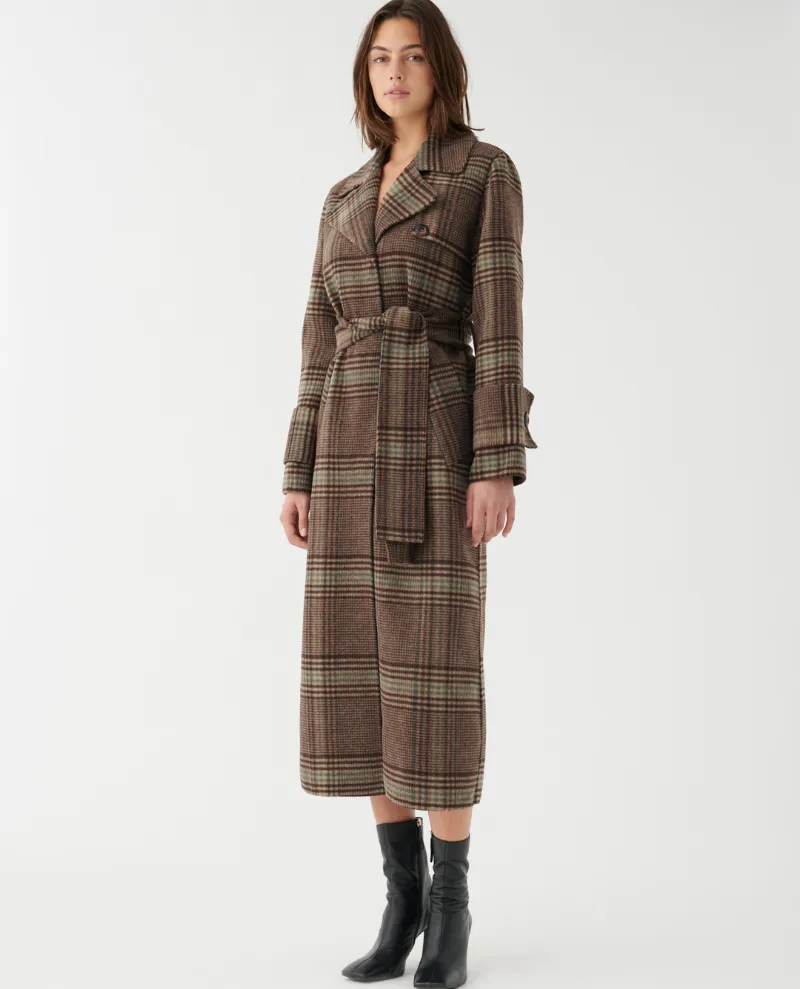 Dea Kudibal Cornelia Caramel Check Coat