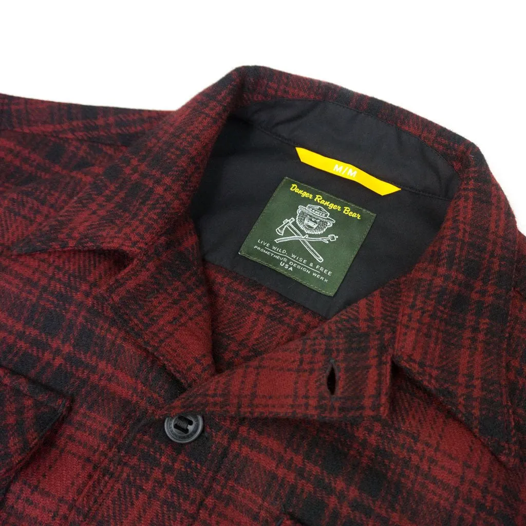 DRB Woodsman Shirt - Red-Black Plaid