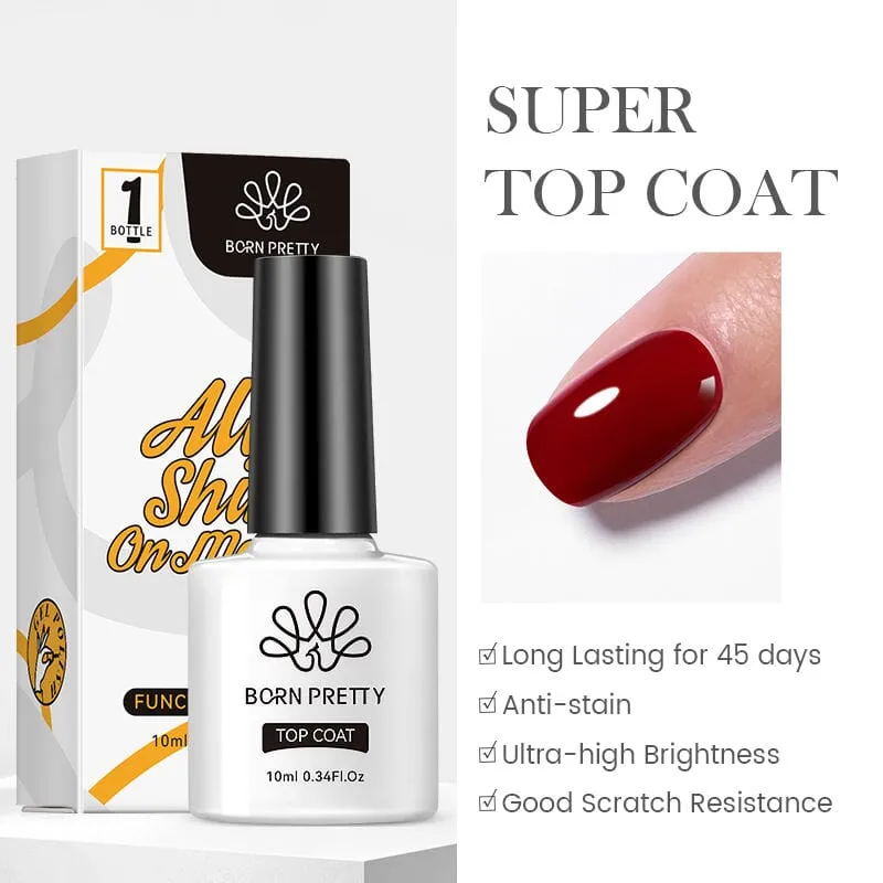 Duo Pack - Base Coat   Super Top Coat Born Pretty 10ml