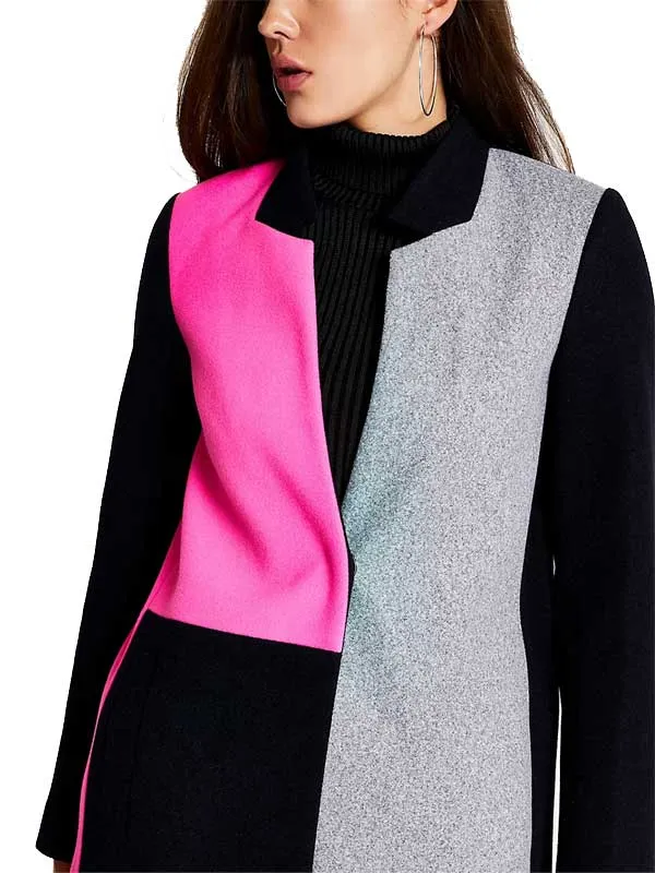 Emily Cooper Emily in Paris Color Block Coat