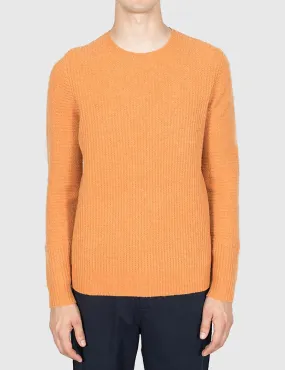 Folk Signal Knit Sweatshirt - Bitter Orange