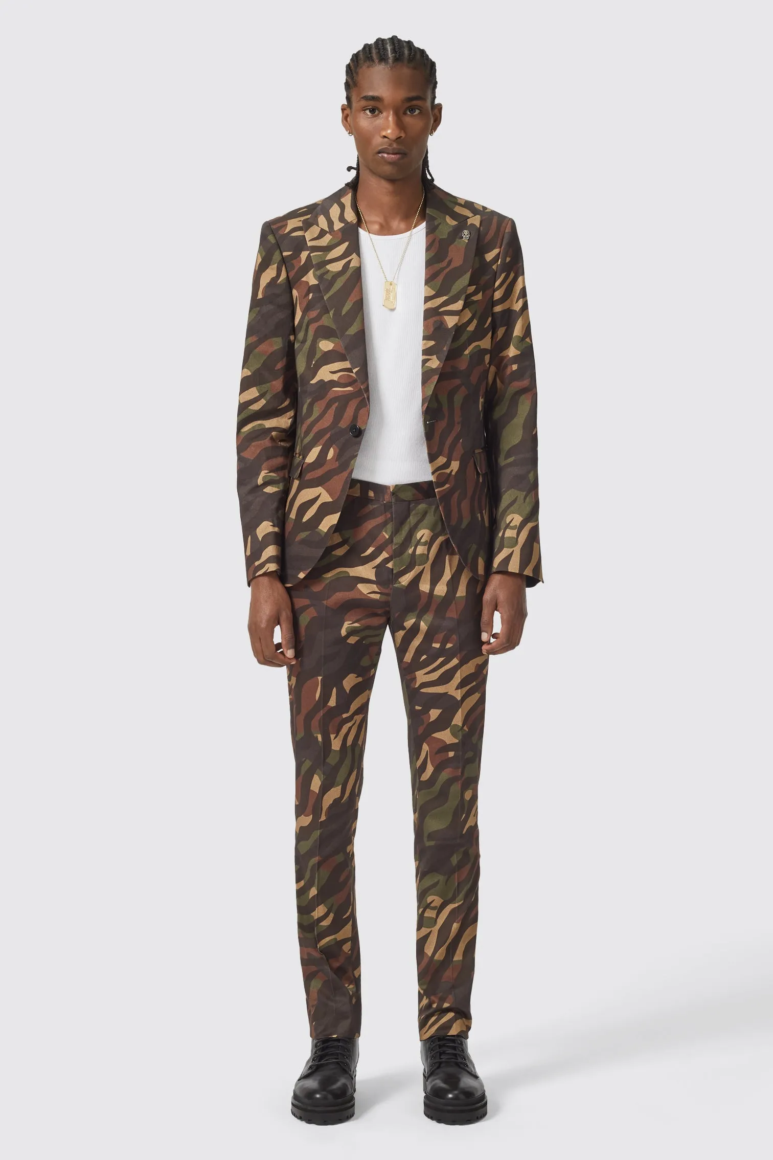 Gables Slim Fit Camo Trousers - ARCHIVE