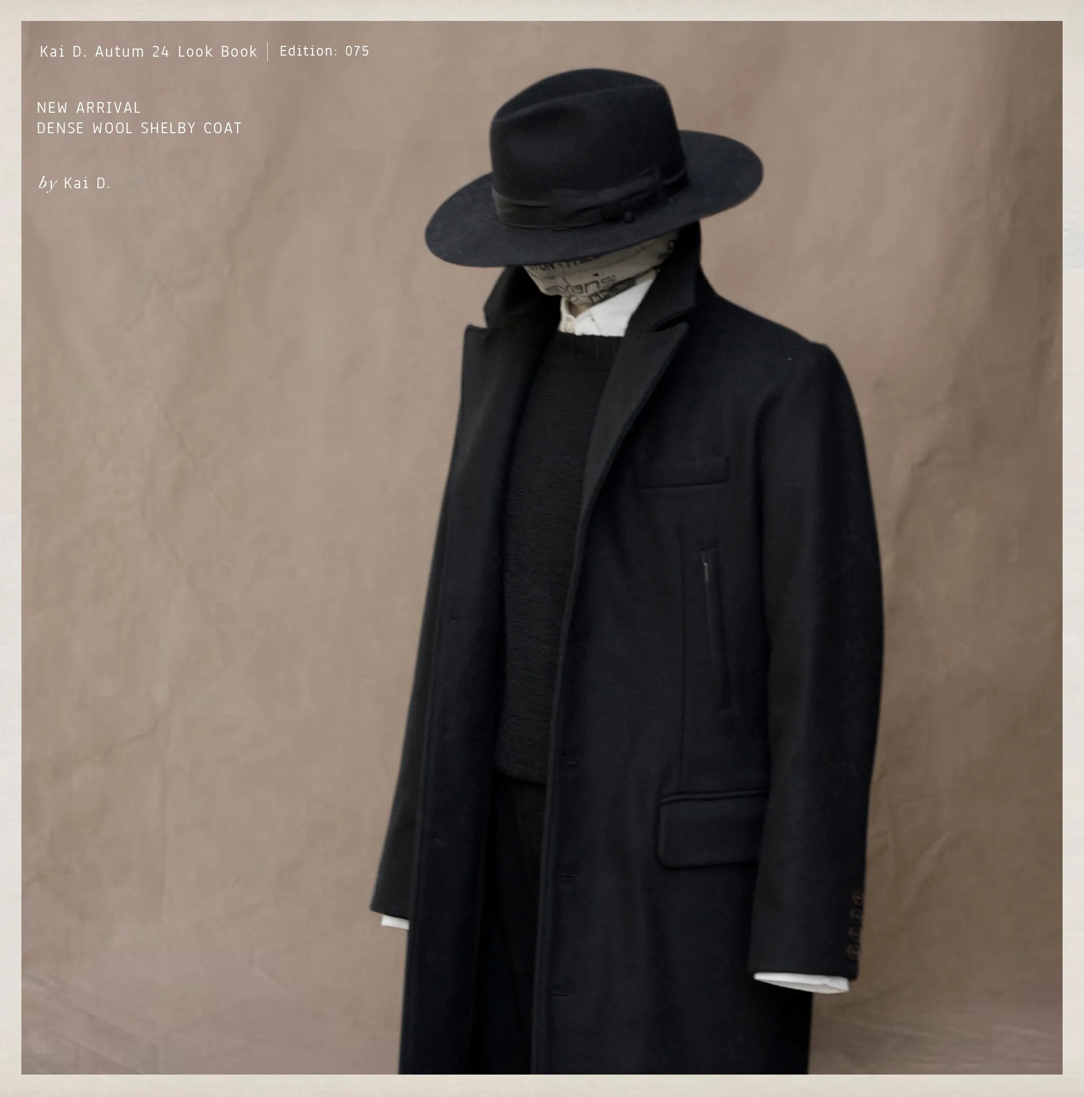 Heavy Wool Shelby Over Coat - S, M, L, XL (NO RETURN)