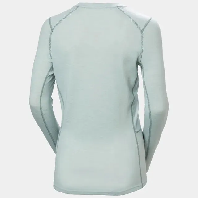 Helly Hansen Women’s LIFA® Merino Midweight Graphic Long-Sleeve Crew Base Layer