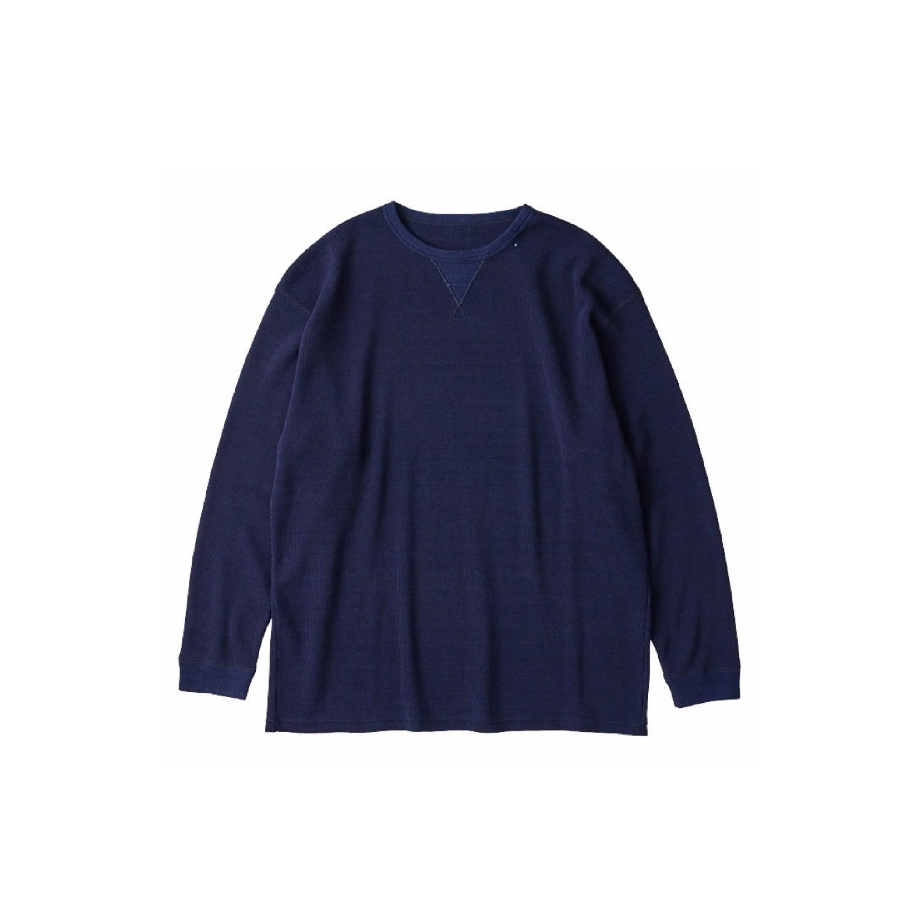 H/W INDIGO THERMAL CREWNECK -NAVY-