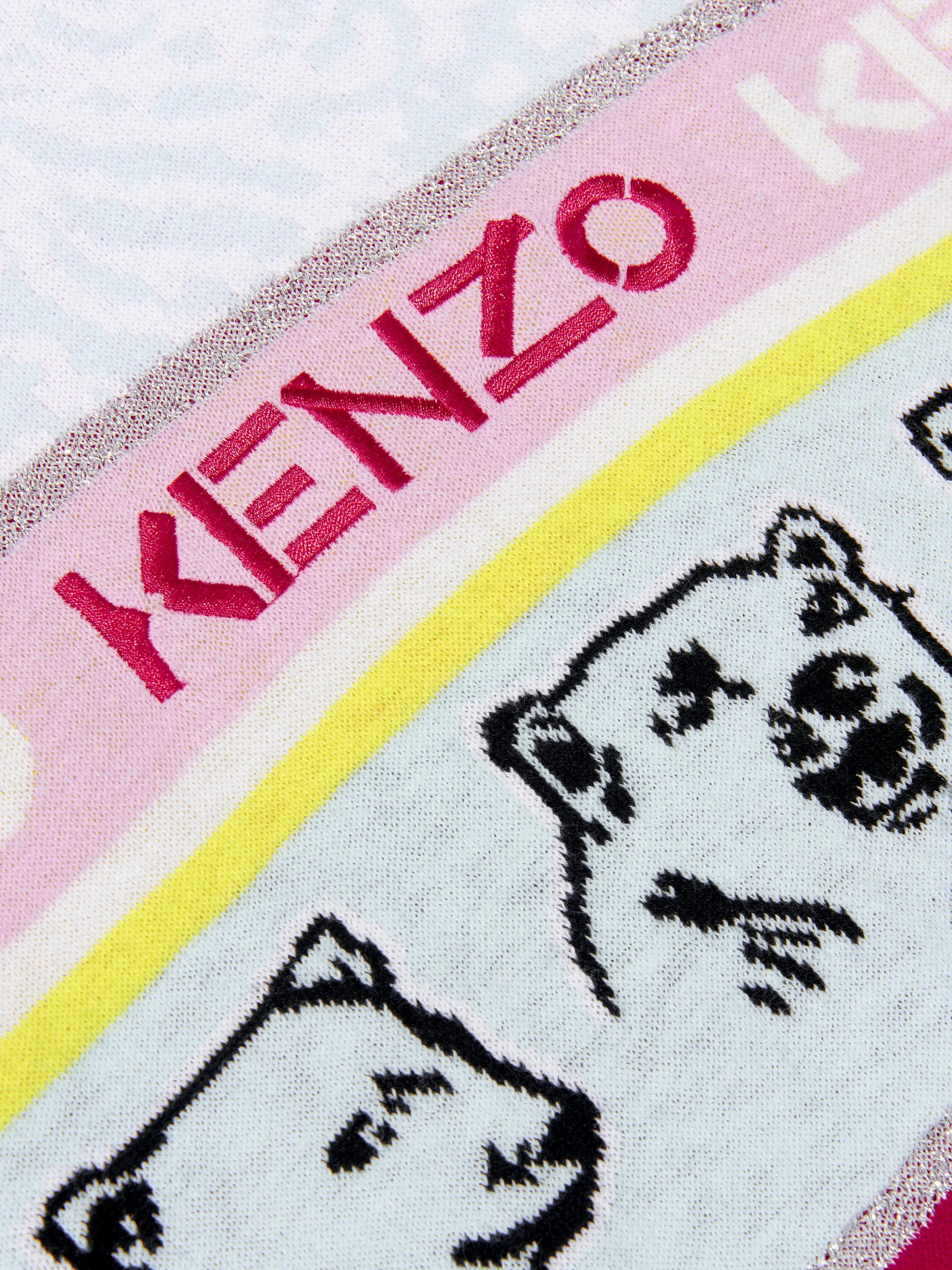 KENZO Girls Knitted Iconics Jumper