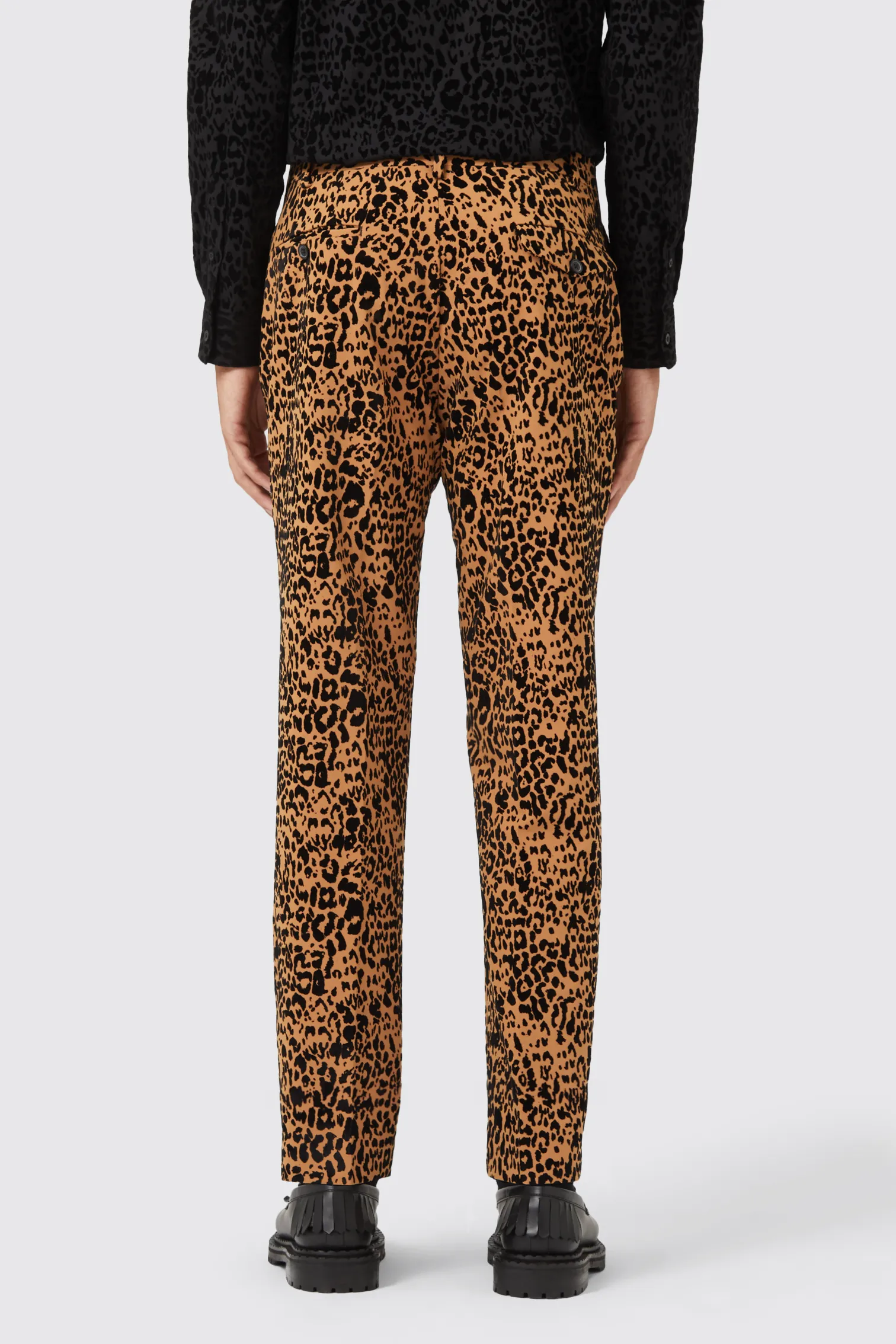 Kilkea Slim Fit Leopard Print Trousers TT x AM - ARCHIVE