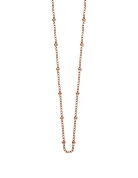 Kirstin Ash Bespoke Ball Chain 18" - 20" w/ 18K Rose Gold Vermeil