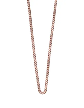 Kirstin Ash Bespoke Curb Chain 16" - 18" w/ 18K Rose Gold Vermeil