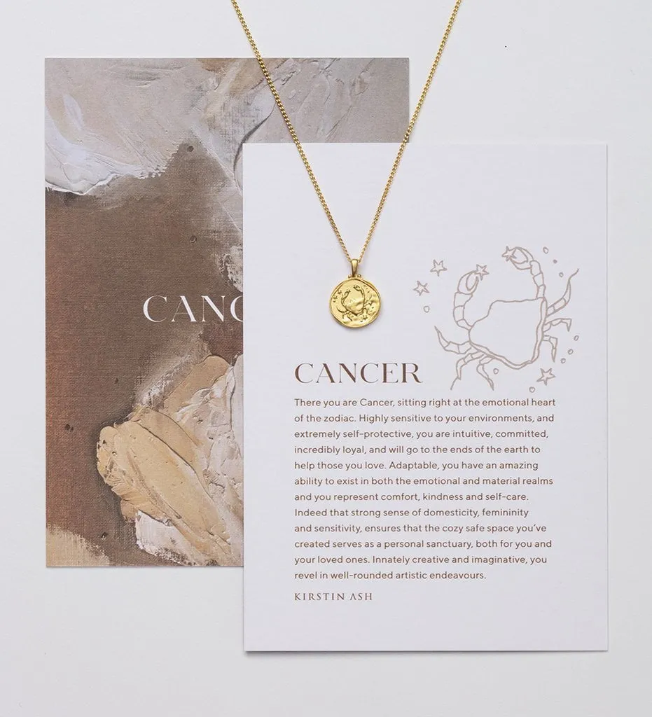 Kirstin Ash Cancer Zodiac Necklace