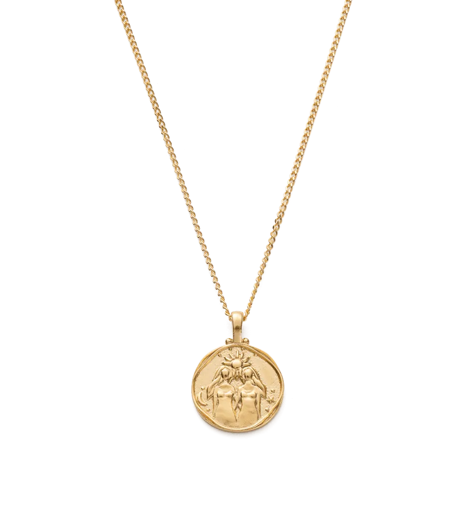 Kirstin Ash Gemini Zodiac Necklace