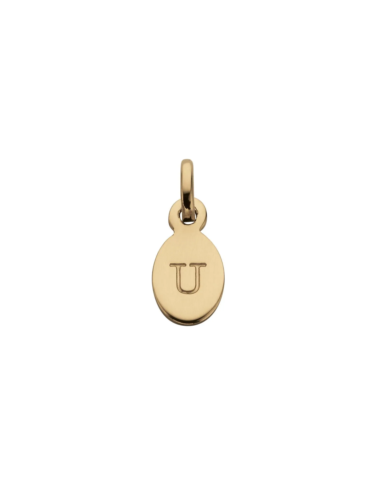 Kirstin Ash Initial Charm w/ 18K Gold Vermeil - U