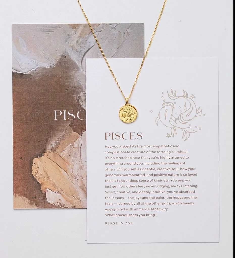 Kirstin Ash Pisces Zodiac Necklace