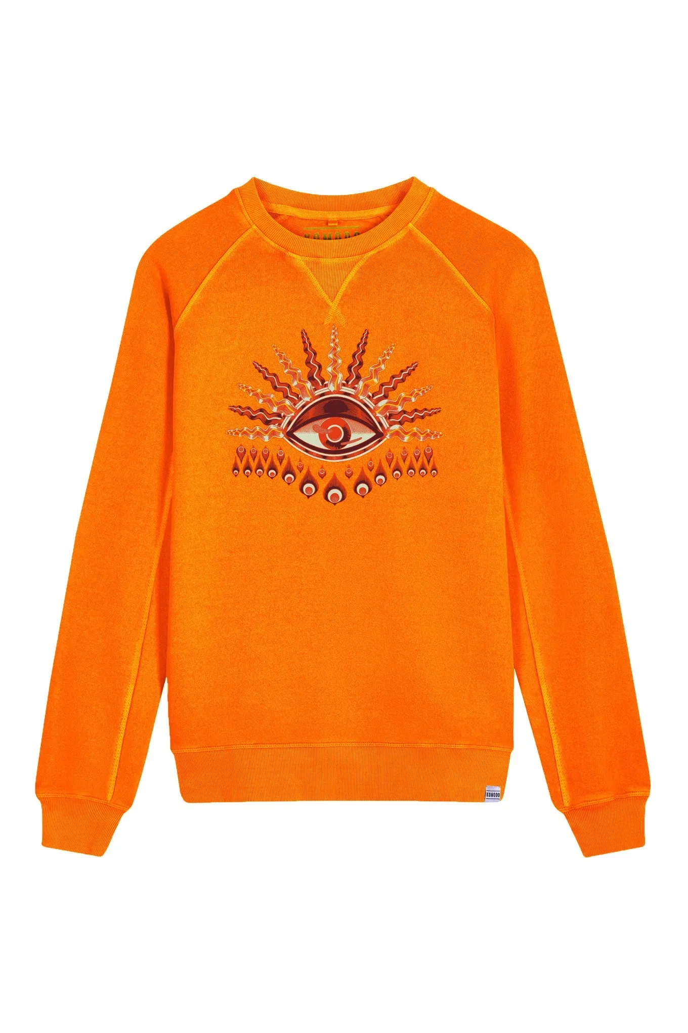 KOMODO'S EYE - GOTS Organic Cotton Crewneck Orange