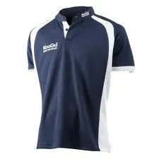 KOOGA JUNIOR RUGBY PANEL TEAMWEAR MATCH/TRAINING SHIRT-NAVY/WHITE