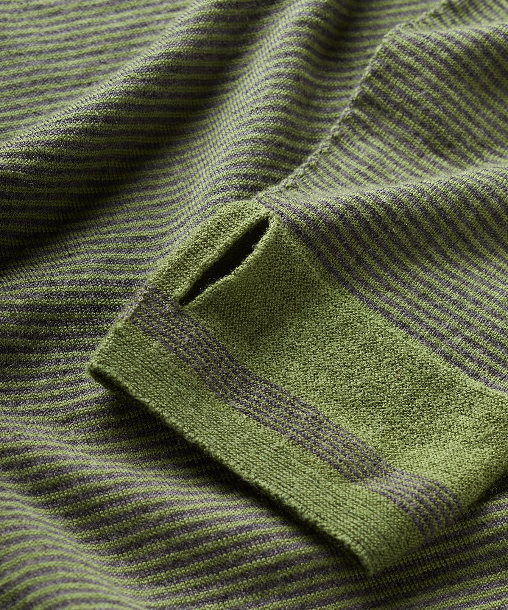 Linton Merino Stripe Base Layer - Relaxed Fit