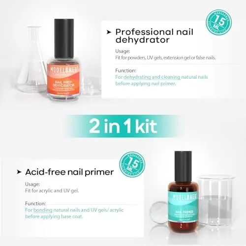 Modelones Nail Dehydrator and Primer Set