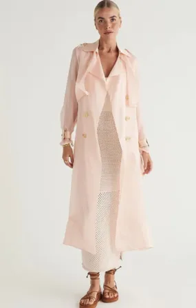 MOS - Clio Trench Coat - Blush - last one