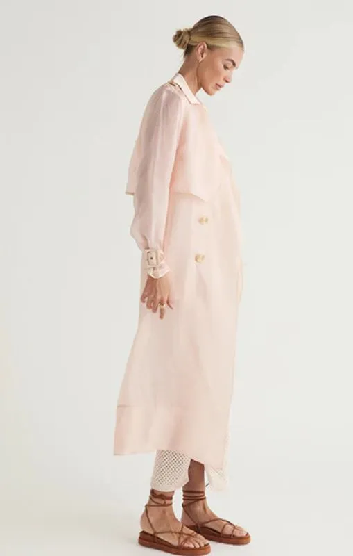 MOS - Clio Trench Coat - Blush - last one