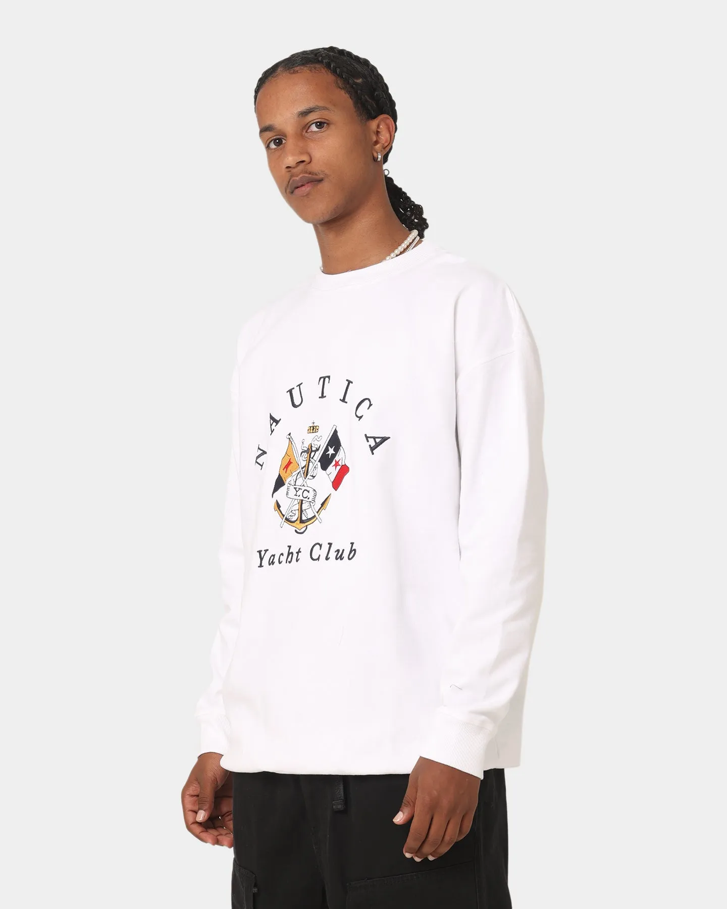 Nautica Lugger Sweatshirt 908 White