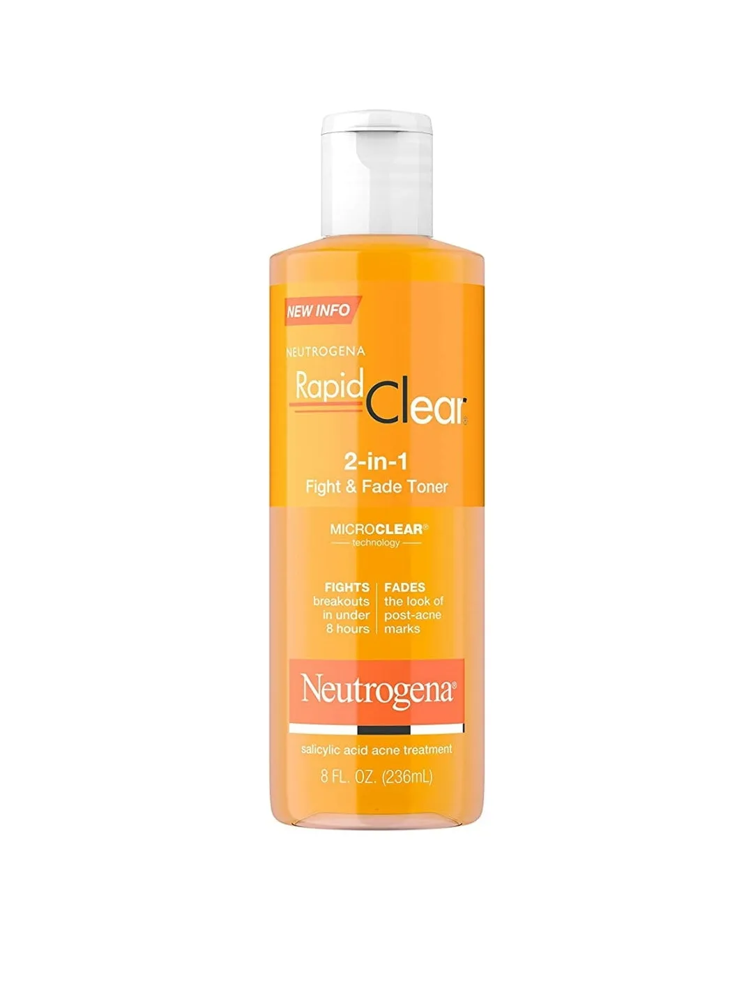 Neutrogena Rapid Clear 2-In-1 Fight & Fade Acne Toner, 8 Fl. Oz.