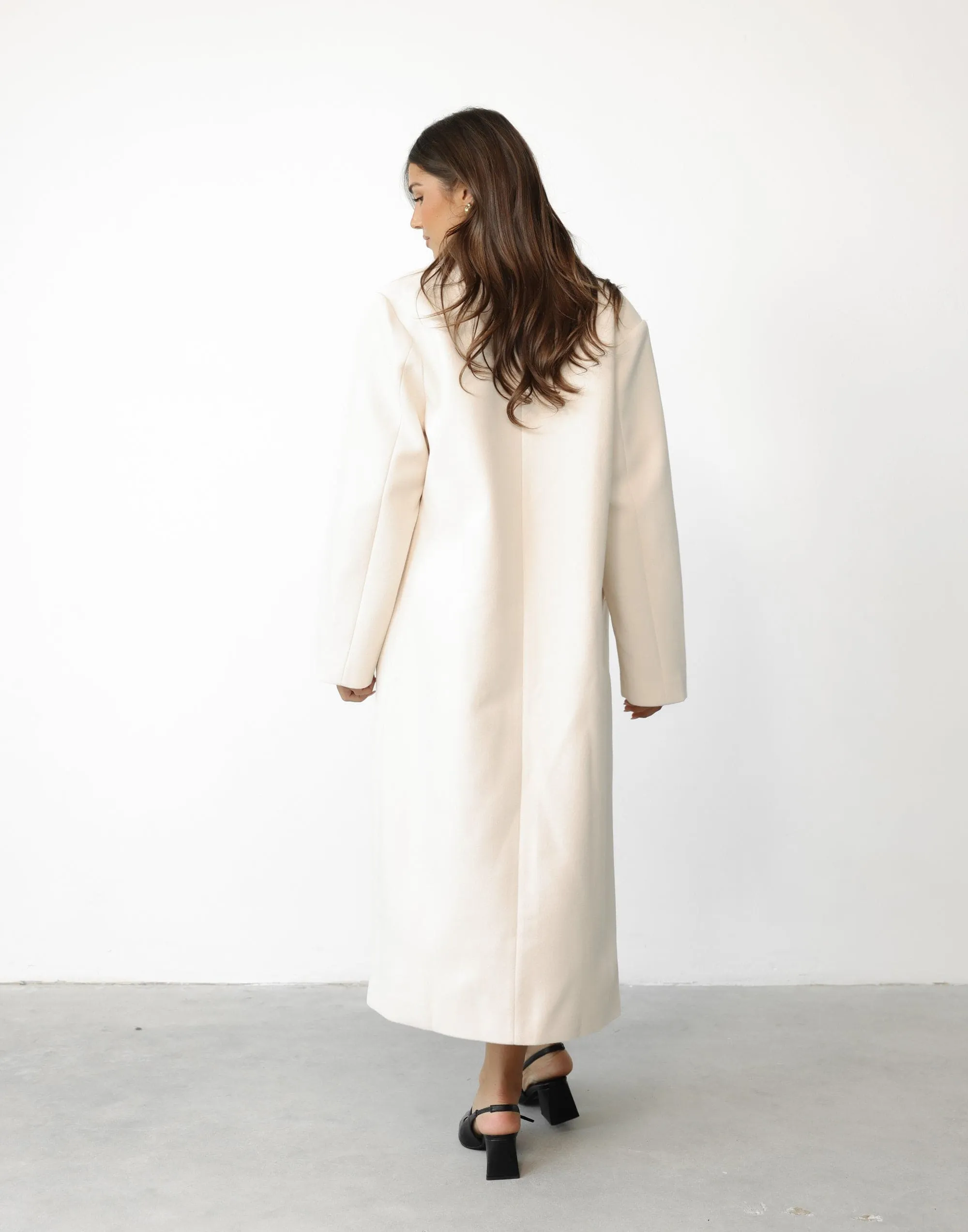 Olsen Coat (Cream) - By Lioness