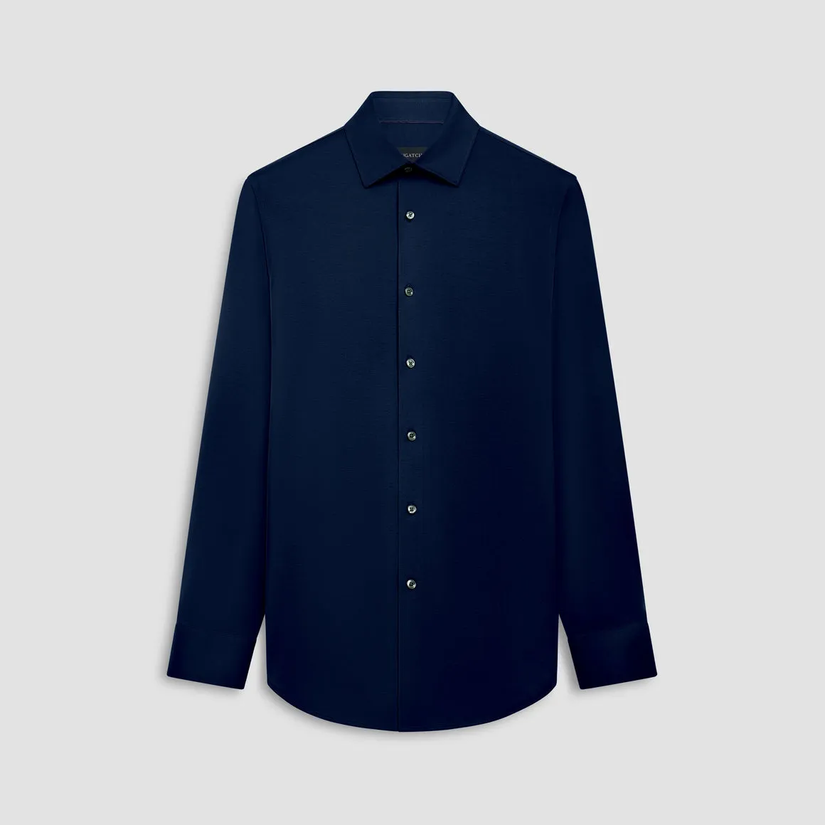 OOOHCotton James Long Sleeve Shirt Navy