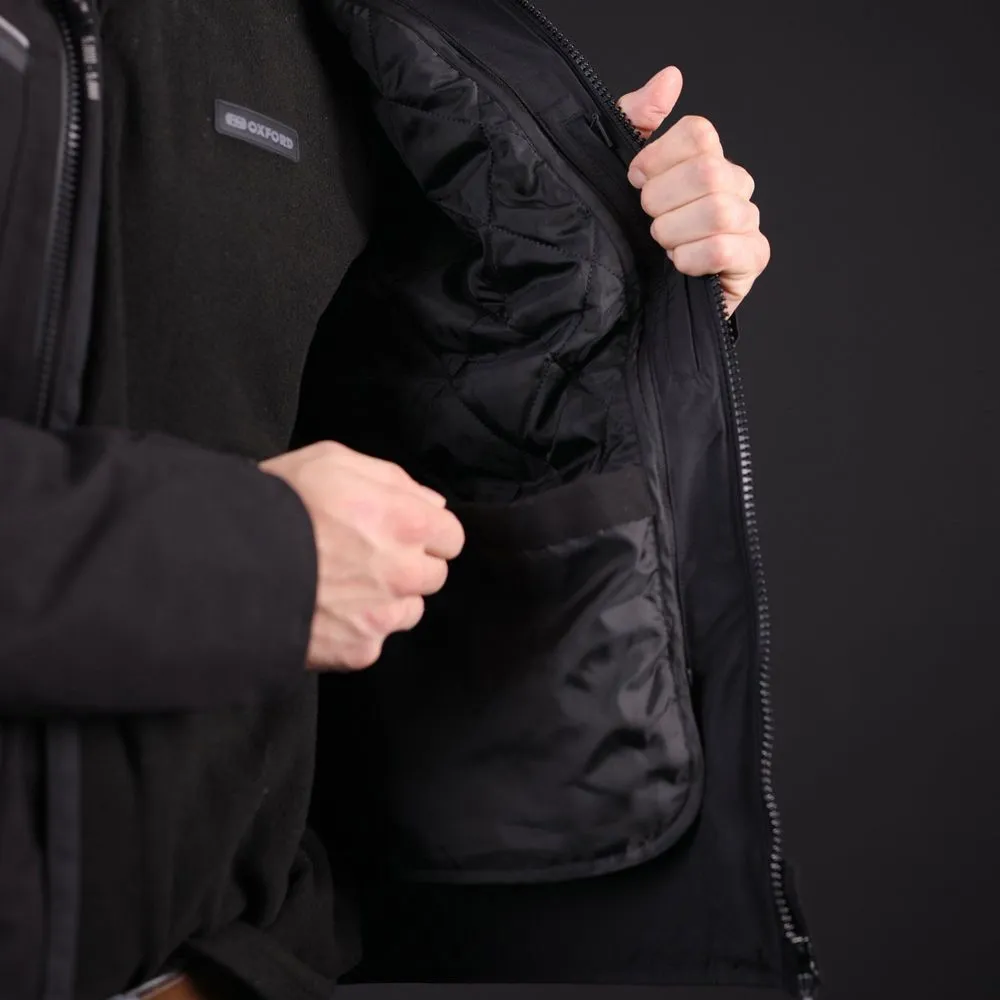 Oxford Mondial Street Dry2Dry Textile Jacket Black