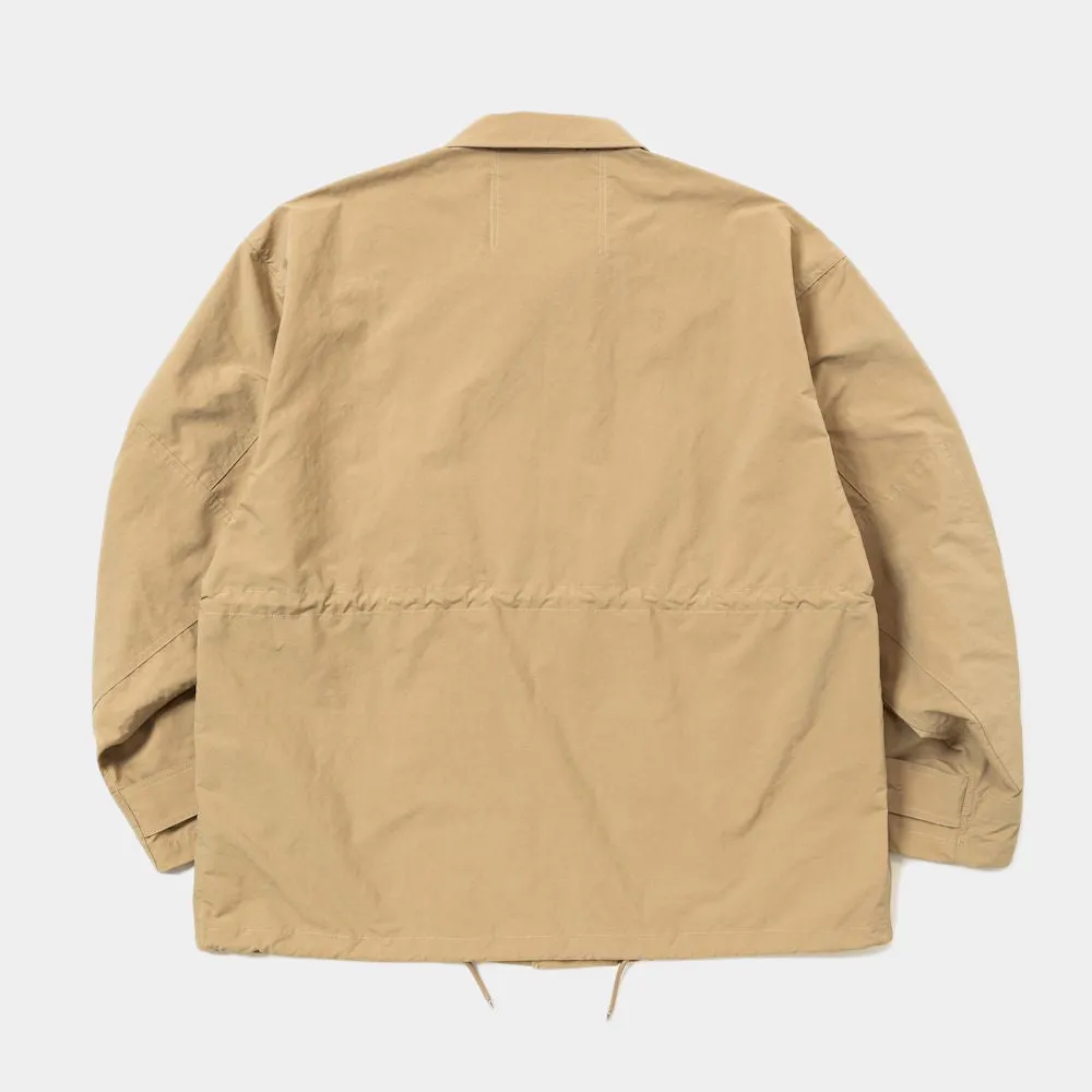 Paper Touch Feather Blouson (Beige) / MW-SH24102