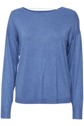 Pimba O-Neck Jumper - Provence Melange