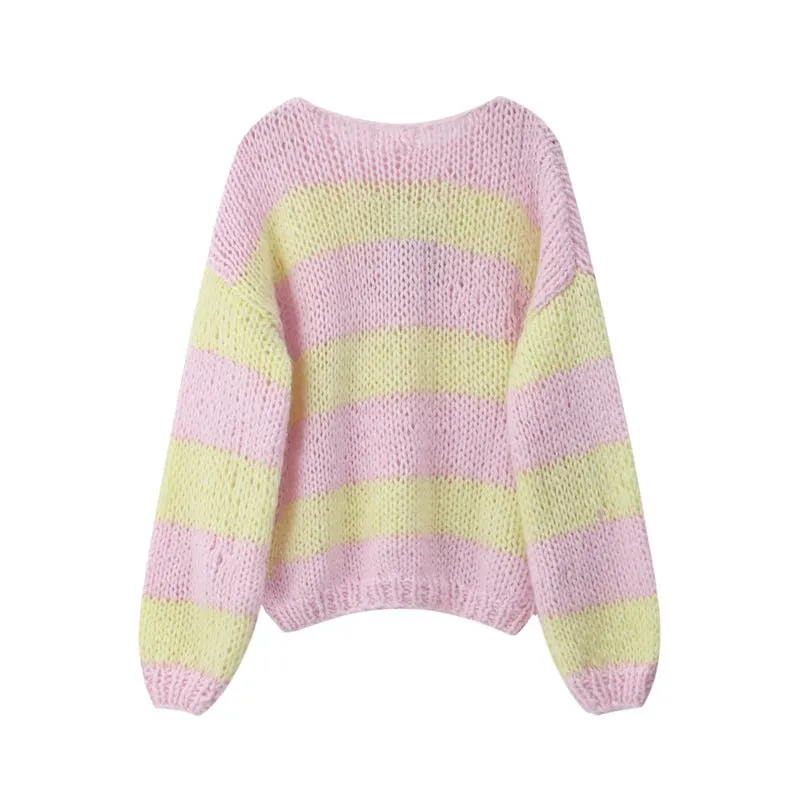 Pre-Order: Yellow and Pink Forget Me Not Jumper