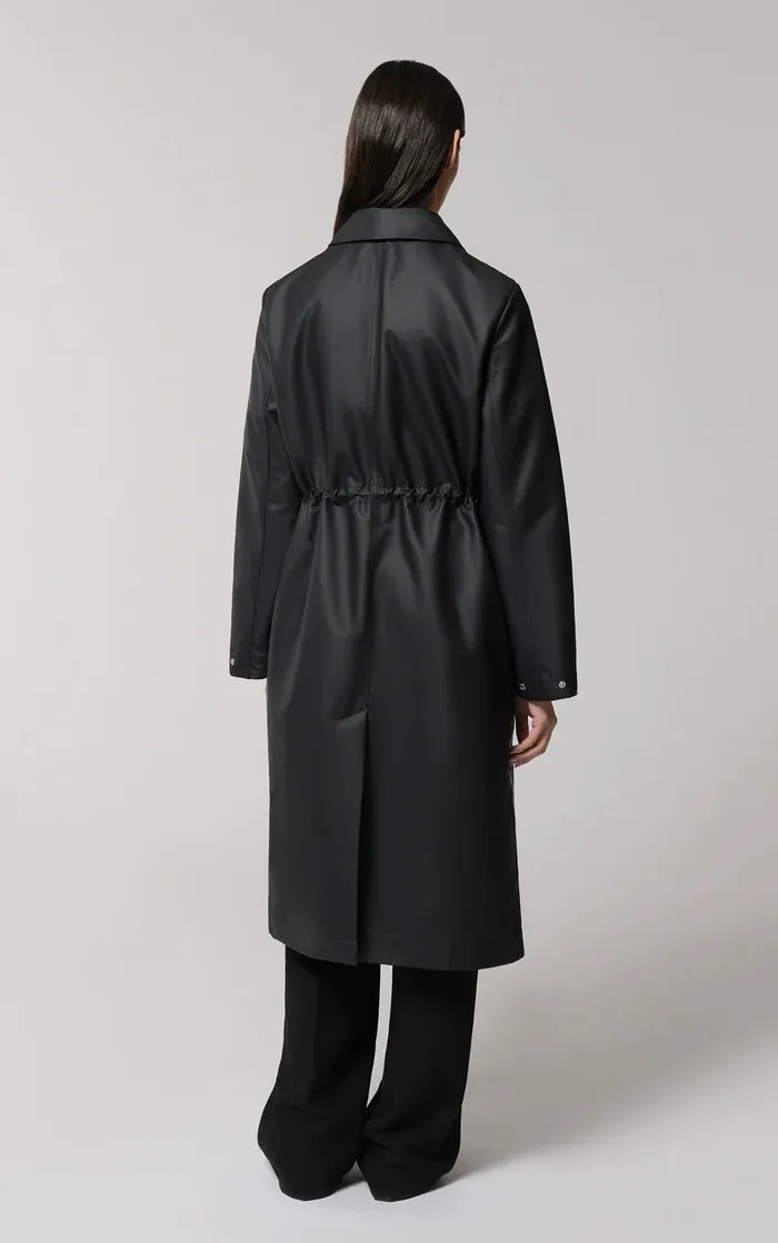 SOIA&KYO SIMONE - Semi-Fitted Raincoat With Detachable Hood